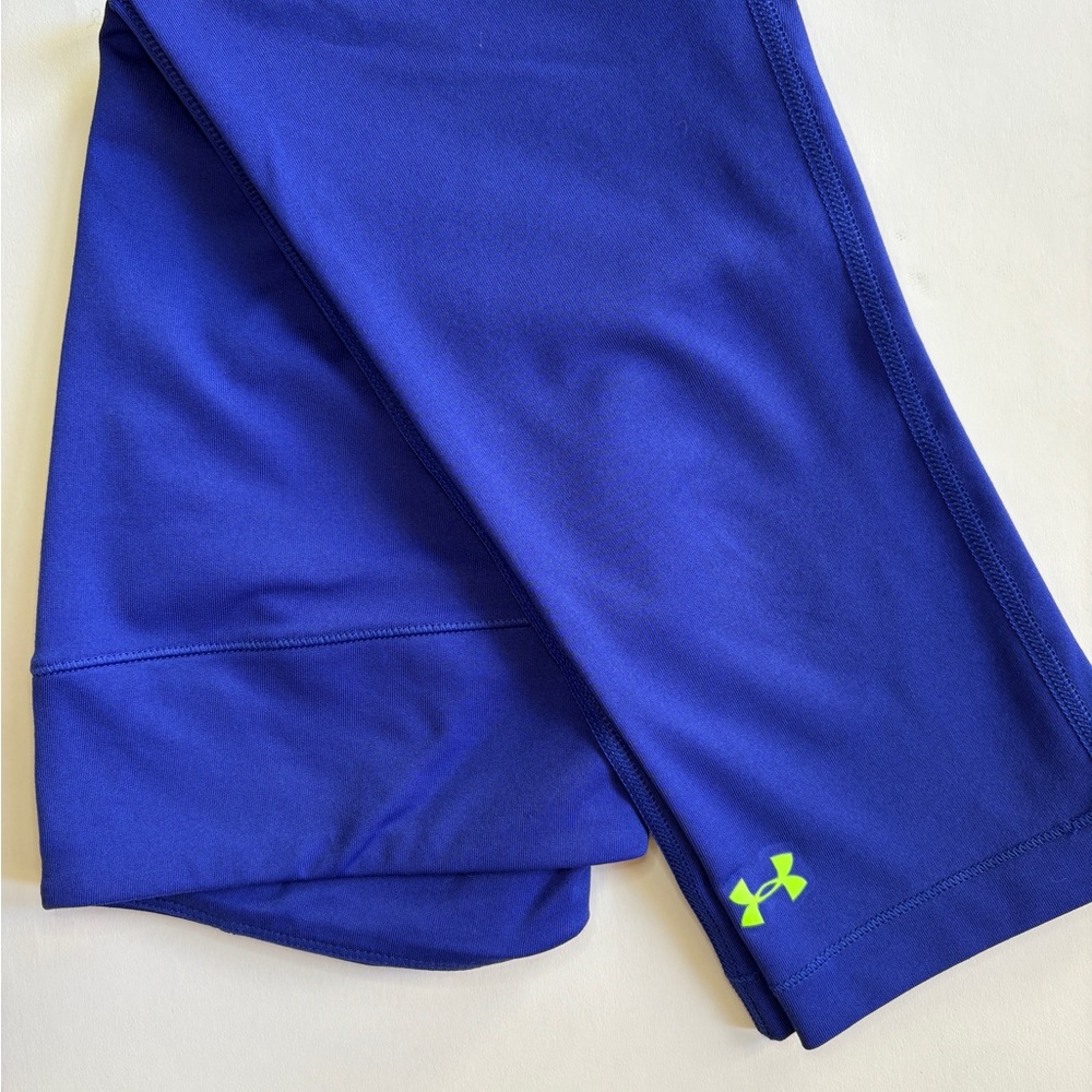 Under Armour Leggings in Blue with Neon Accent